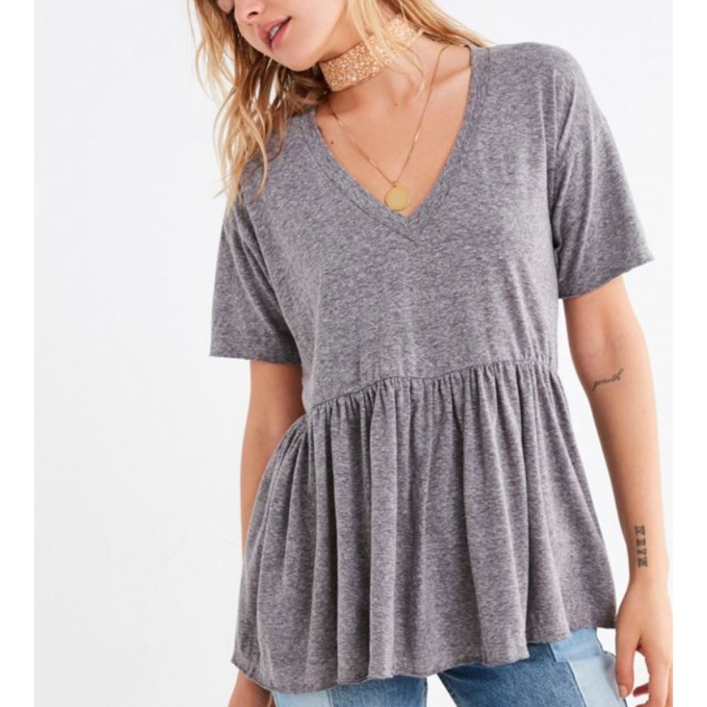 Truly Madly Deeply V-neck Baby Doll T-Shirt